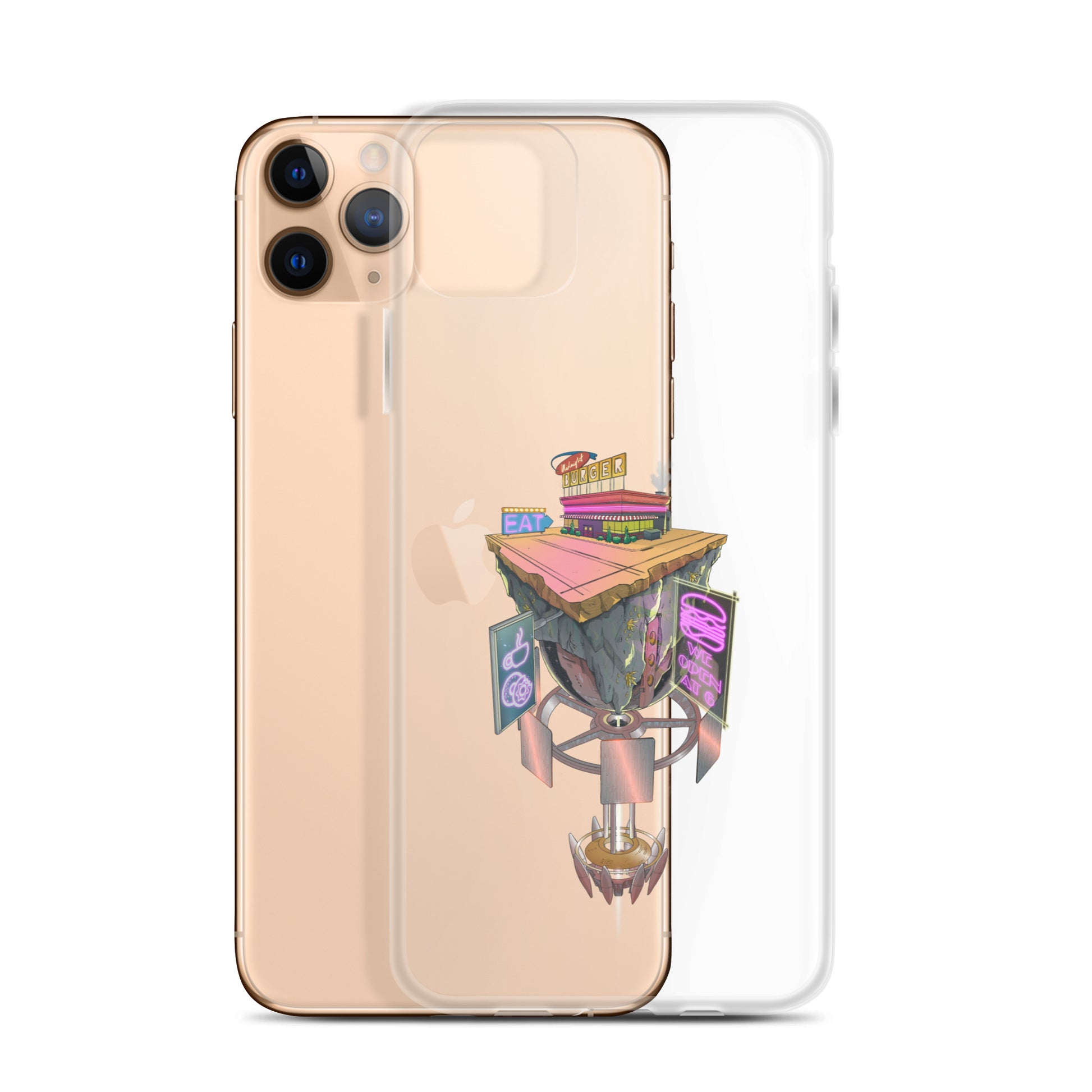 Jan Ma Clear Case for iPhone® – Midnight Burger Merch! Jan Ma Clear Case for iPhone® – Midnight Burger Merch!
