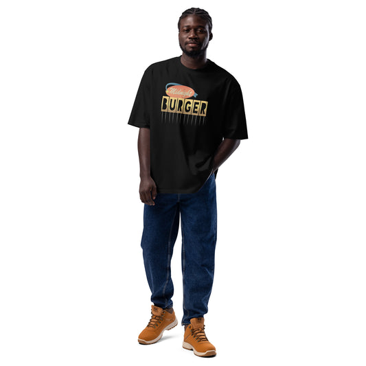 The Midnight Burger Oversized heavyweight t-shirt