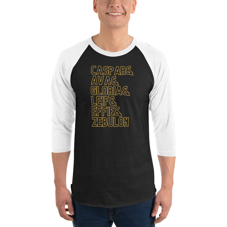 Midnight Microstripe Raglan Tee